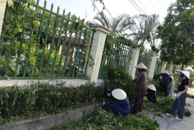 Trường mầm non Thượng Kiệm hưởng ứng phong trào “Thứ bảy xanh- Chủ Nhật sạch” chào mừng Đại hội Đảng bộ xã Phát Diệm Lần thứ I, nhiệm kỳ 2025-2030
