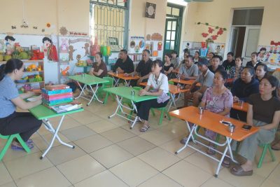 Trường mầm non Thượng Kiệm tổ chức “Hội nghị Cha mẹ học sinh đầu năm học 2025-2026”