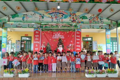 Chương trình vui Noel của các bé trường Mầm non Thượng Kiệm